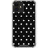 Black and White Polka Dots iPhone 12 Mini Clear Case