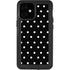 Black and White Polka Dots iPhone 12 Mini Waterproof Case