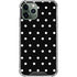 Black and White Polka Dots iPhone 12 Pro Clear Case