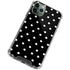 Black and White Polka Dots iPhone 12 Pro Clear Case