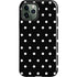 Black and White Polka Dots iPhone 12 Pro Max Impact Case