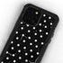 Black and White Polka Dots iPhone 12 Pro Waterproof Case