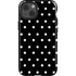 Black and White Polka Dots iPhone 13 Impact Case