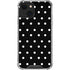Black and White Polka Dots iPhone 13 Mini Clear Case