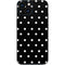 Black and White Polka Dots iPhone 13 Mini Skin
