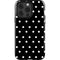 Black and White Polka Dots iPhone 13 Pro Impact Case