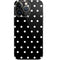 Black and White Polka Dots iPhone 13 Pro Skin