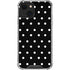 Black and White Polka Dots iPhone 14 Clear Case