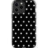 Black and White Polka Dots iPhone 15 Pro Max Impact Case
