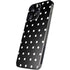 Black and White Polka Dots iPhone 14 Pro Max Skin