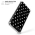 Black and White Polka Dots iPhone 7/8 Plus Clear Case