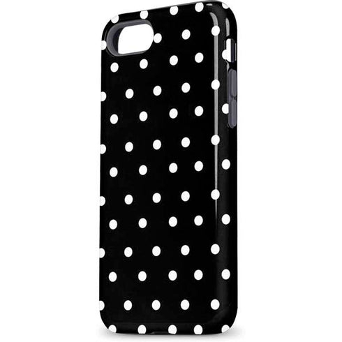 Black and White Polka Dots iPhone 7 Pro Case