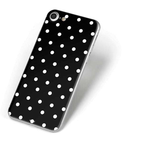 Black and White Polka Dots iPhone 7 Skin