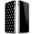 Black and White Polka Dots iPhone SE (2nd & 3rd Gen) Clear Case