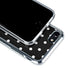 Black and White Polka Dots iPhone SE (2nd & 3rd Gen) Clear Case