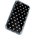 Black and White Polka Dots iPhone SE (2nd & 3rd Gen) Clear Case