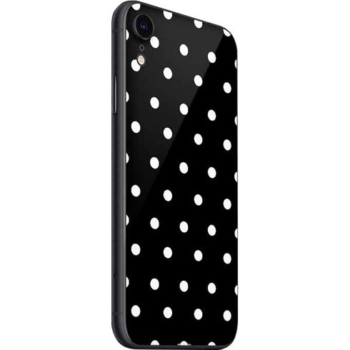 Black and White Polka Dots iPhone SE (2nd & 3rd Gen) Skin