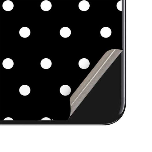Black and White Polka Dots iPhone SE (2nd & 3rd Gen) Skin
