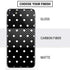 Black and White Polka Dots iPhone SE (2nd & 3rd Gen) Skin