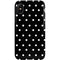 Black and White Polka Dots iPhone X Pro Case