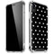 Black and White Polka Dots iPhone XR Clear Case