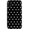 Black and White Polka Dots iPhone XR Pro Case