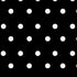 Black and White Polka Dots iPhone XR Skin