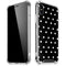 Black and White Polka Dots iPhone XS Max Clear Case