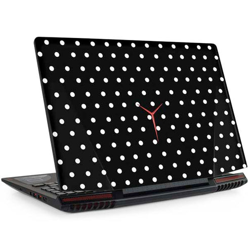 Black and White Polka Dots Legion Y720 Skin