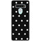 Black and White Polka Dots LG Stylo 6 Clear Case