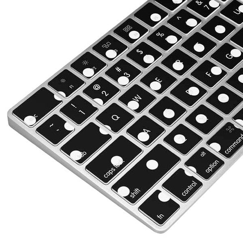 Black and White Polka Dots Magic Keyboard Skin