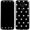 Black and White Polka Dots Moto E5 Plus Skin