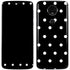 Black and White Polka Dots Moto E5 Plus Skin