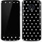 Black and White Polka Dots Moto G6 Skin