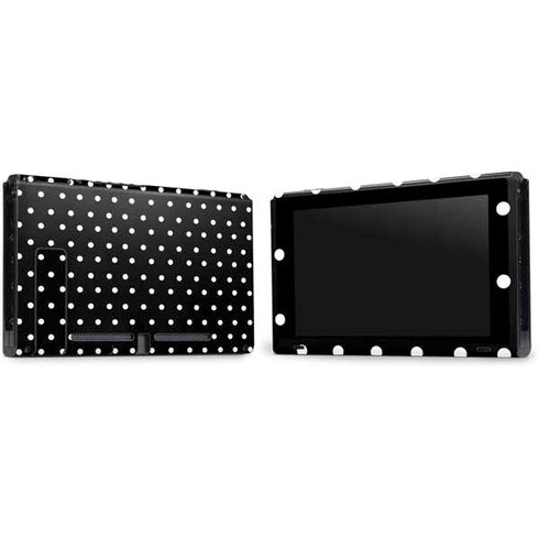 Black and White Polka Dots Nintendo Switch Bundle Skin