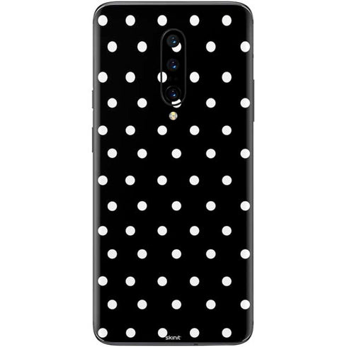 Black and White Polka Dots OnePlus 7 Pro Skin