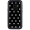 Black and White Polka Dots Otterbox Defender Galaxy Skin