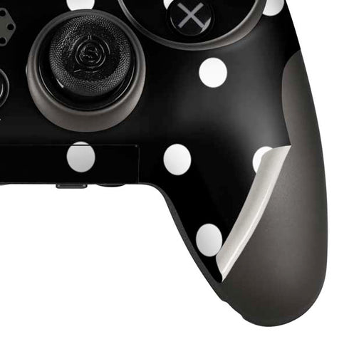 Black and White Polka Dots PlayStation Scuf Vantage 2 Controller Skin