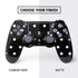 Black and White Polka Dots PS4 Controller Skin
