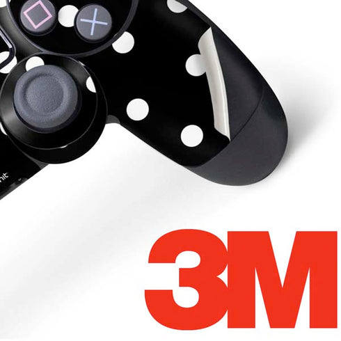 Black and White Polka Dots PS4 Pro/Slim Controller Skin