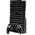 Black and White Polka Dots PS5 Slim Disk Bundle Skin