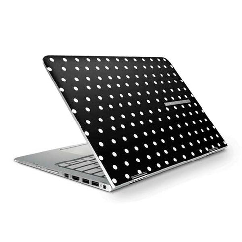 Black and White Polka Dots HP Spectre Skin