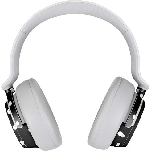 Black and White Polka Dots Surface Headphones Skin