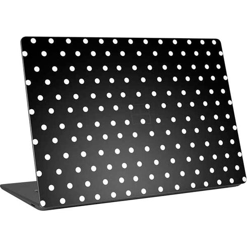 Black and White Polka Dots Surface Laptop 4 15in Skin