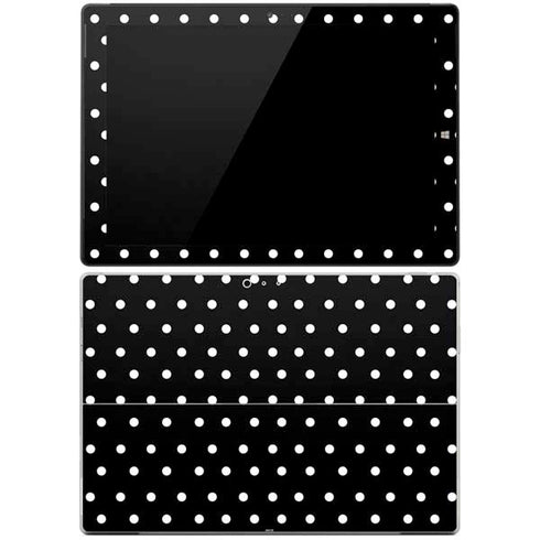 Black and White Polka Dots Surface Pro 3 Skin