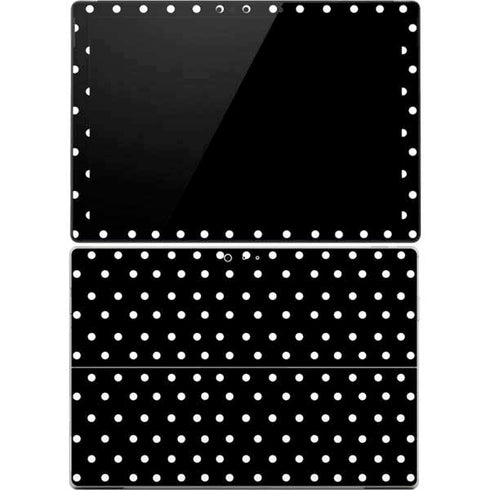 Black and White Polka Dots Surface Pro 4 Skin