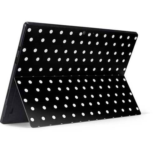 Black and White Polka Dots Surface Pro 6 Skin