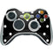 Black and White Polka Dots Xbox 360 Wireless Controller Skin