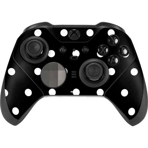 Black and White Polka Dots Xbox Elite Wireless Controller Series 2 Skin