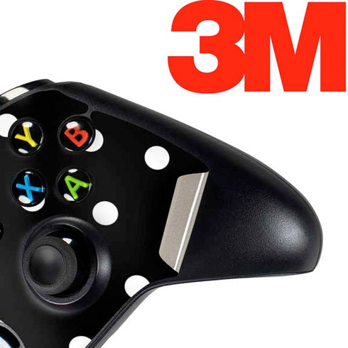 Black and White Polka Dots Xbox One Controller Skin